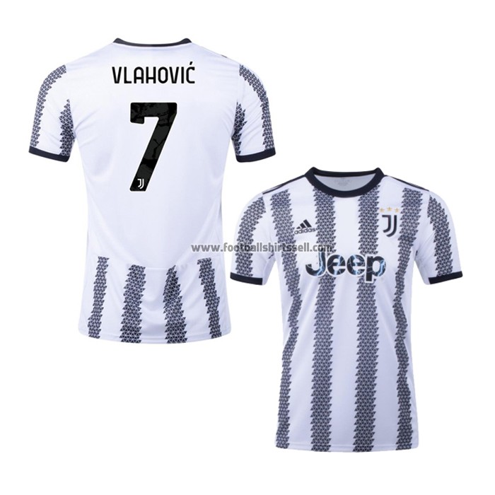 Shirt Juventus Player Vlahovic Home 2022/23